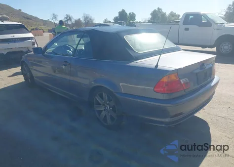 2001 BMW 325Ci from USA, damaged, VIN WBABS33411JY58251